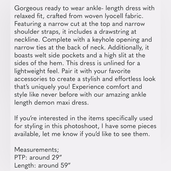 Vacation Ready 😍 Beautiful Maxi Denim Dress - Picture 16 of 16